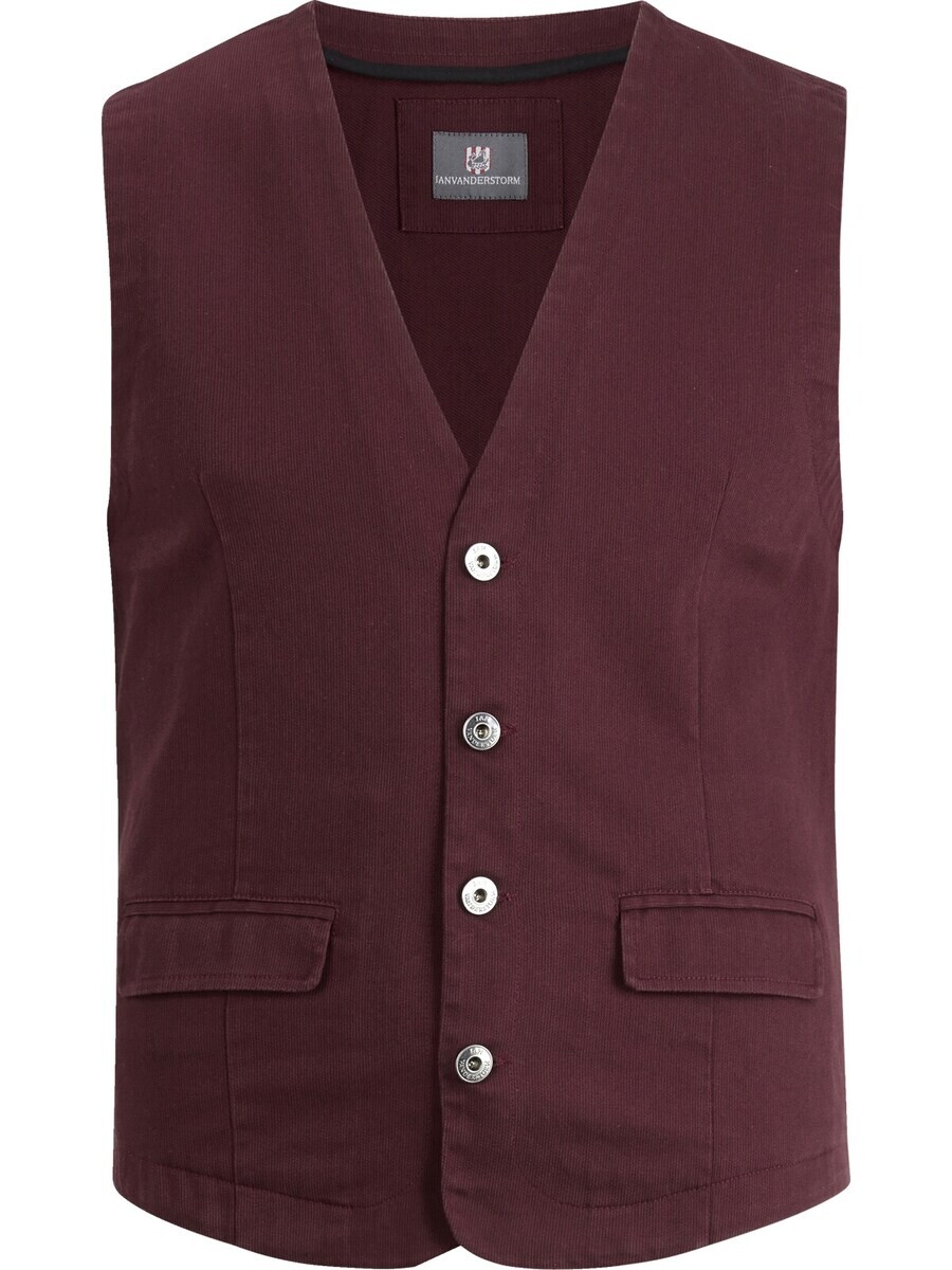

Жилет Jan Vanderstorm Vest Torell, цвет bordeaux/dark red