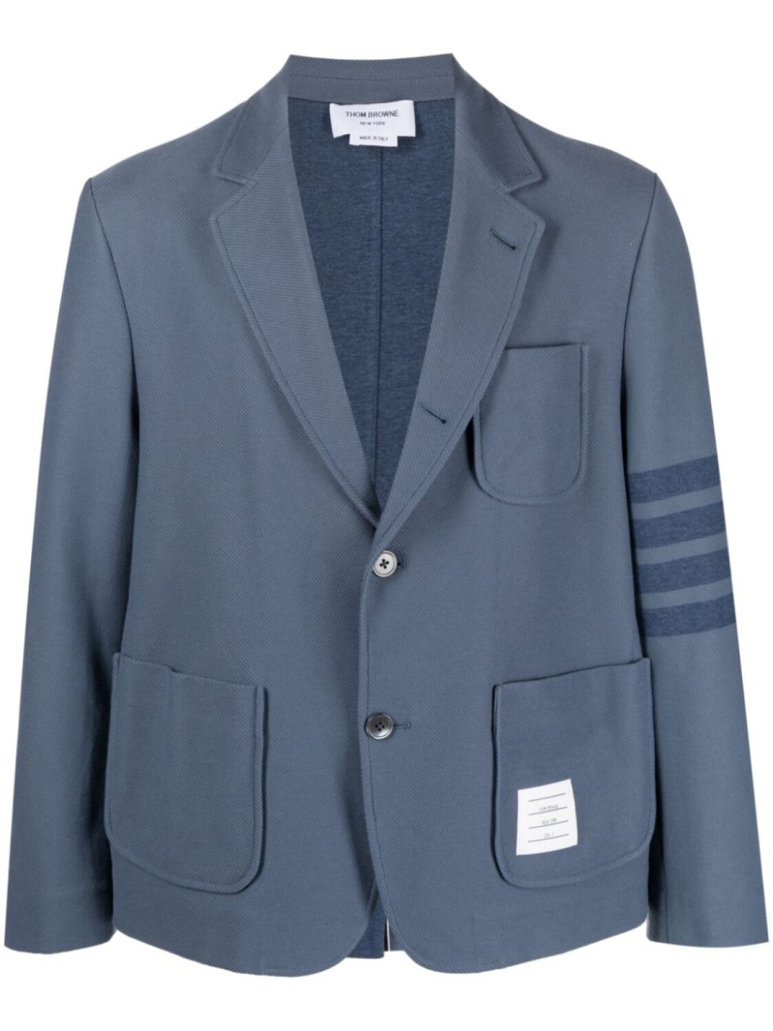 

Thom Browne пиджак с полосками, синий