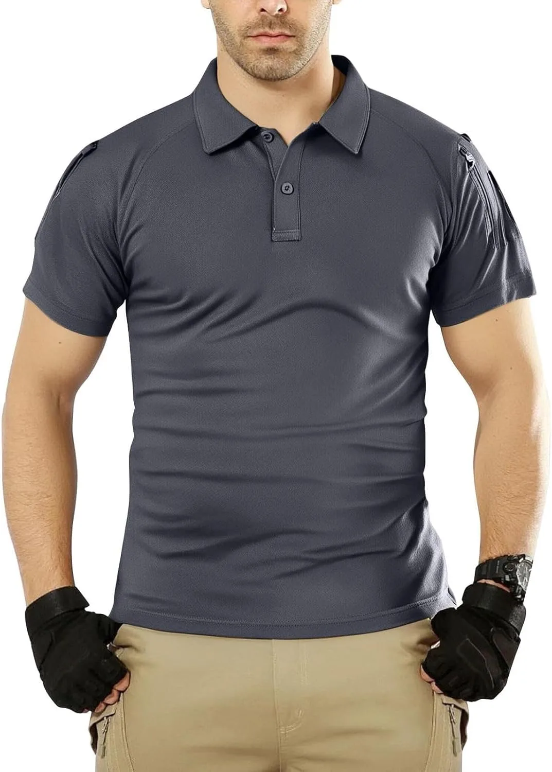 

Мужская рубашка Tactical Short Sleeve Performance Collared, легкая, быстросохнущая