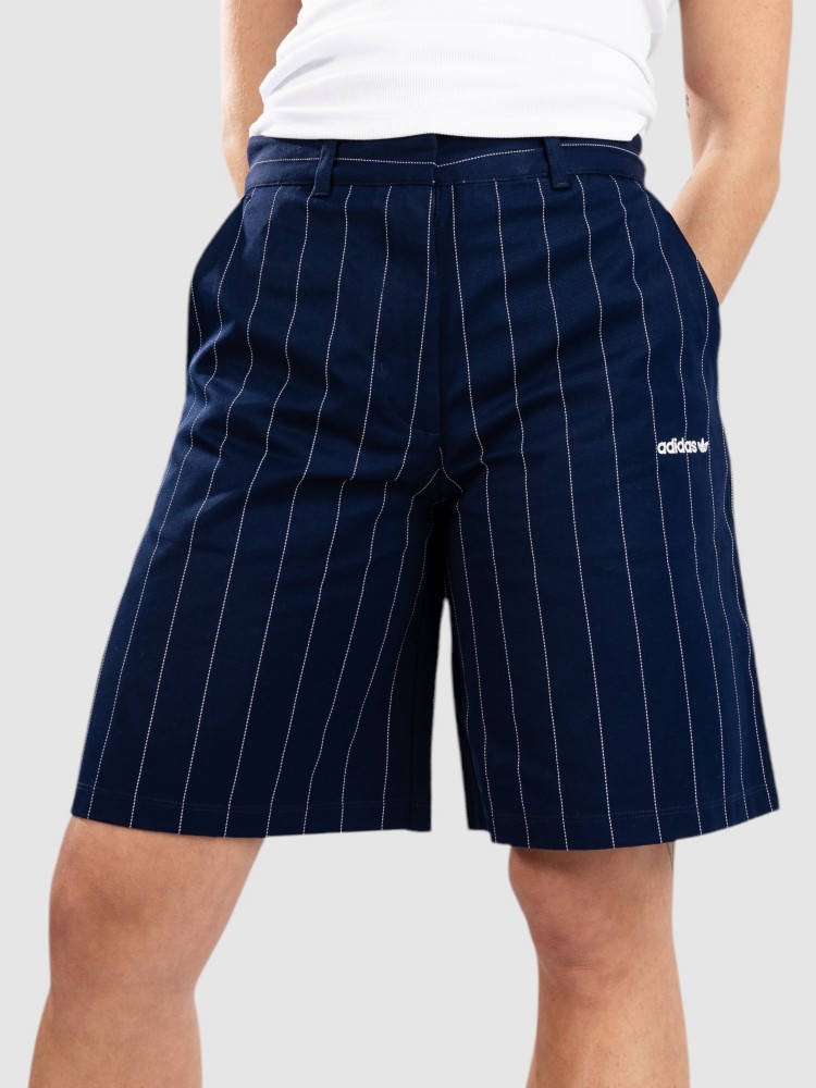 Шорты adidas Originals Pinstripe Shorts, nindig/owhite