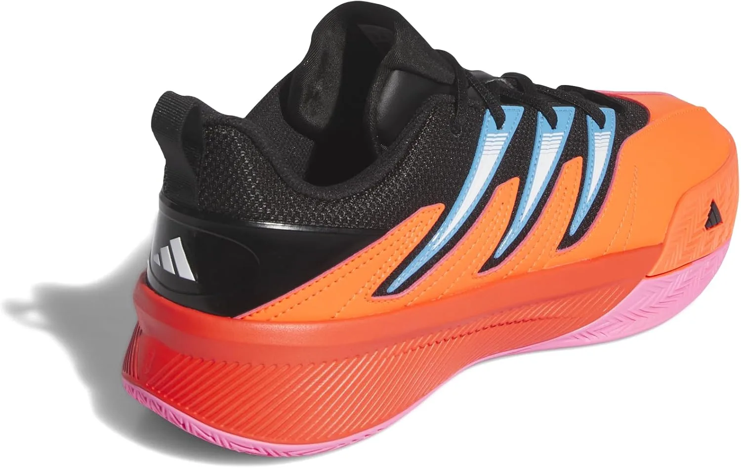 Кроссовки Adidas Unisex Lillard Women's Certified 2 Low Trainers для баскетбола, белый/черный/красный — фото 4