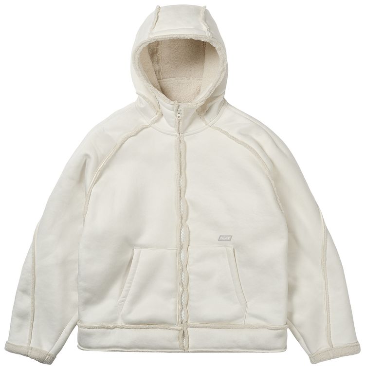 

Куртка с капюшоном Palace Sherpa из искусственной замши, белый
