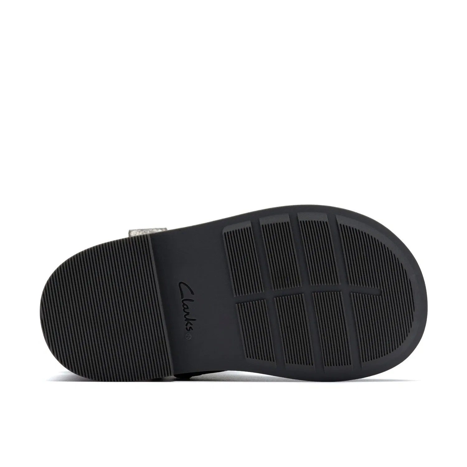 Ботинки детские Clarks Oaklyn Top T, замшевые, серые — фото 3