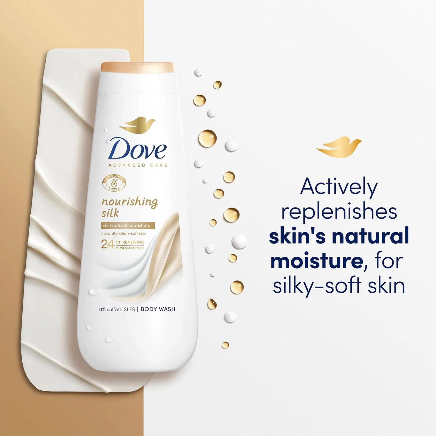Гель для душа Nourishing Silk от Dove Advanced Care, 6 x 400 мл ‎Dove — фото 4