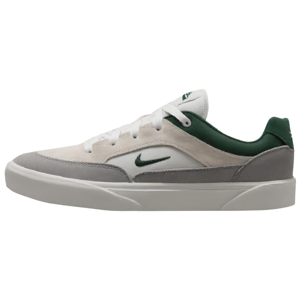 

Кроссовки Nike SB MALOR Skateboarding Shoes Unisex Low-top Light Silver Gray / Cold Fir Green / Wolf Gray / Mountain Peak White, зеленый