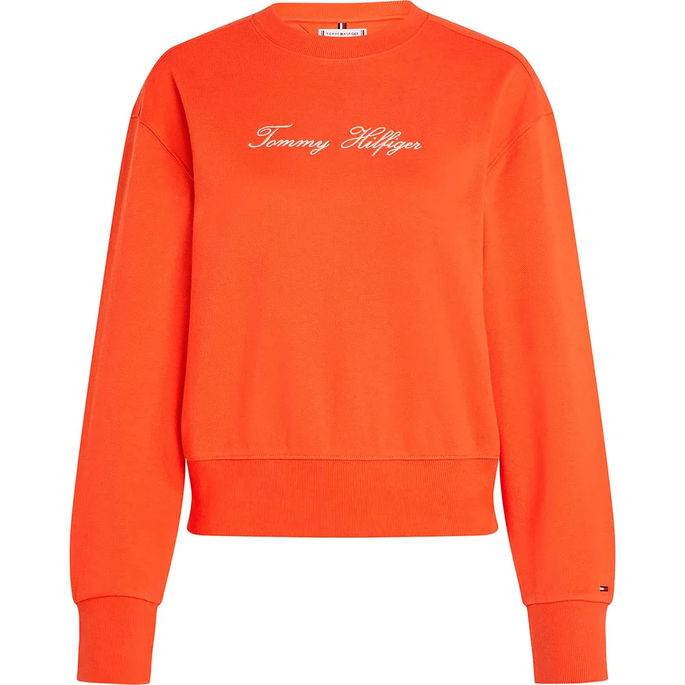 

Толстовка Tommy Hilfiger Script Regular Fit, оранжевый