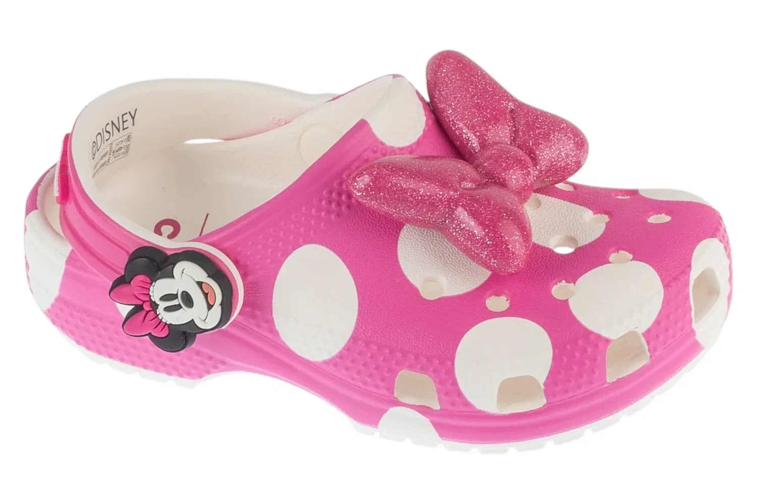 Шлепанцы с Minnie Mouse, Crocs, розовый