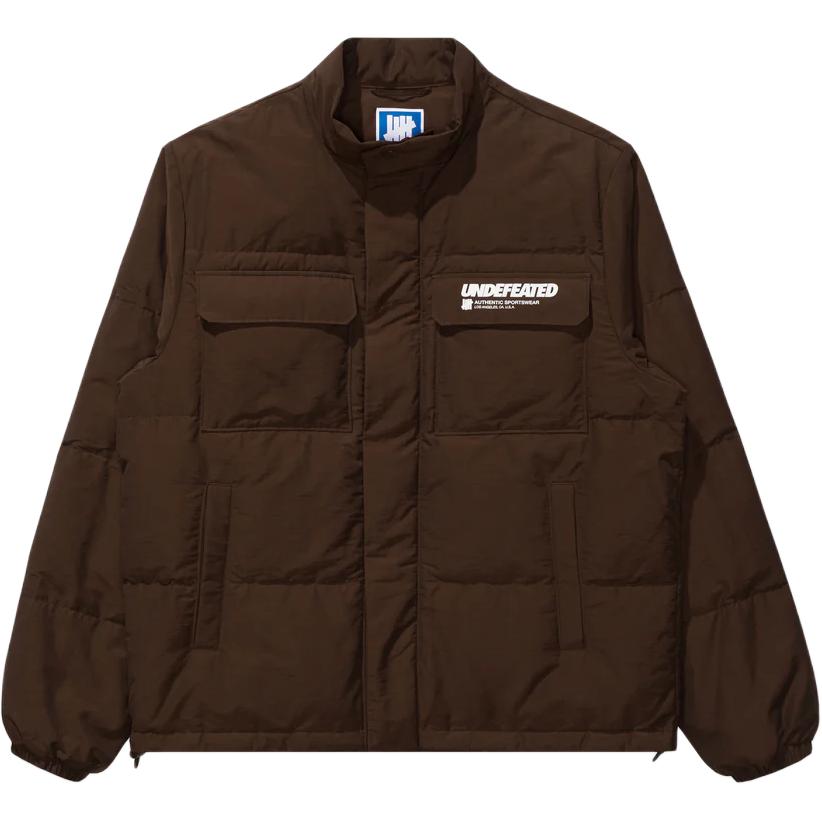 

UNDEFEATED Пуховик FW24 унисекс, Dark Brown