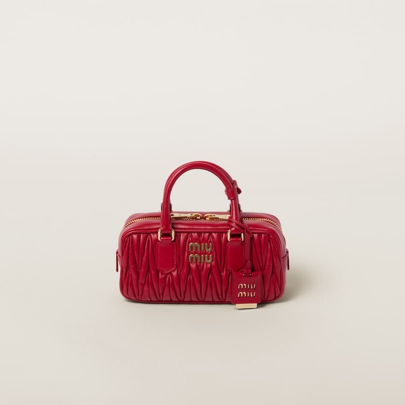 

Сумка Arcadia из стеганой кожи наппа Miu Miu, красный
