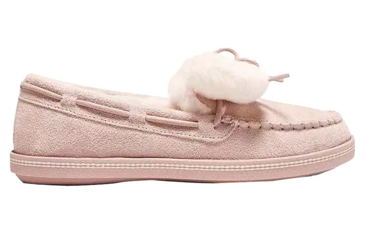 Лоферы женские телесно-розовые Skechers — фото 2