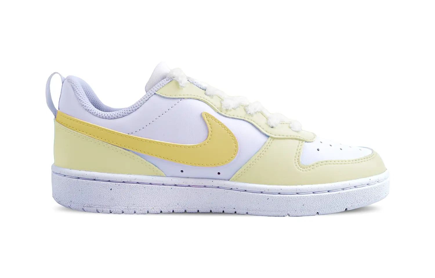 

Кроссовки Nike Court Borough Skateboarding Shoes Women's Low-top White/Yellow, белый/желтый