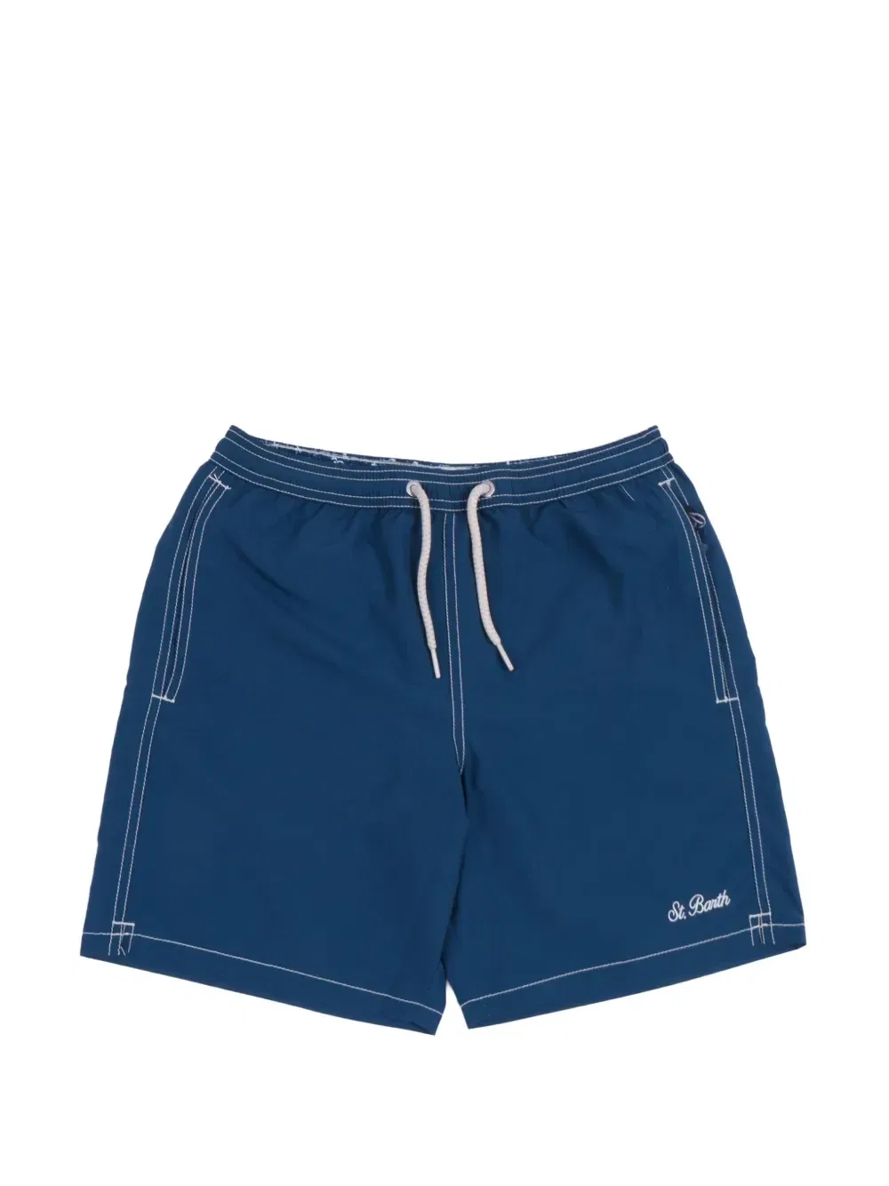Плавки Patmos JR с контрастной строчкой MC2 Saint Barth Kids, синий