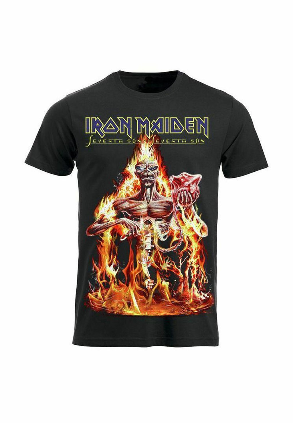 

Футболка с принтом IRON MAIDEN SEVENTH SON rockshirts, черный