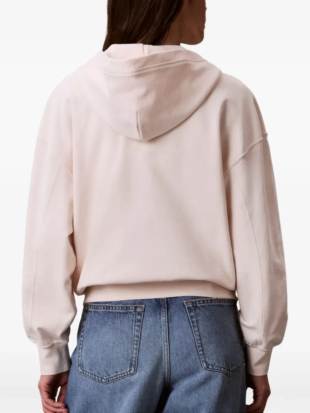 Худи на молнии Calvin Klein, бежевый — фото 3