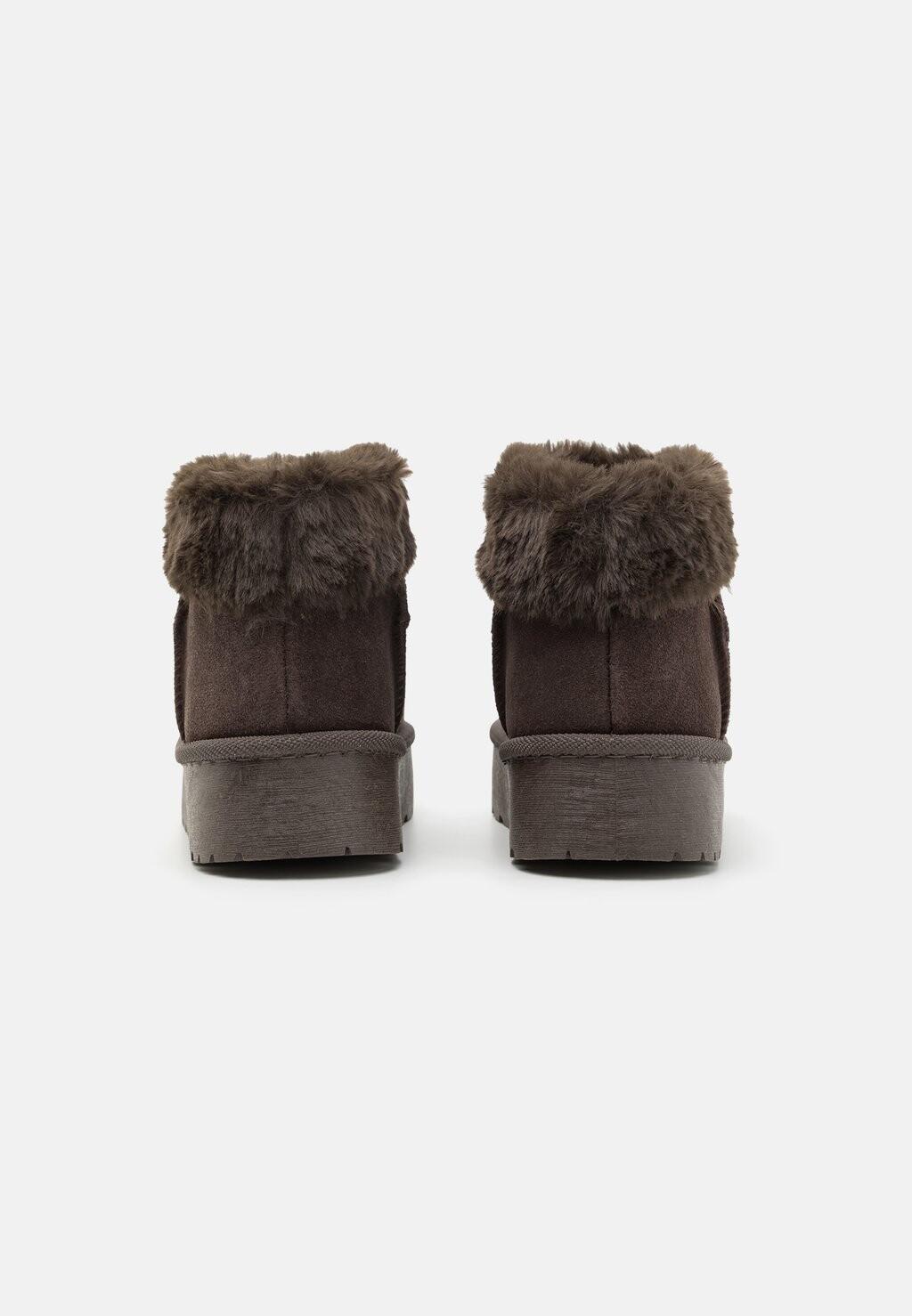 Ботильоны на платформе LEATHER Even&Odd, темно-коричневый