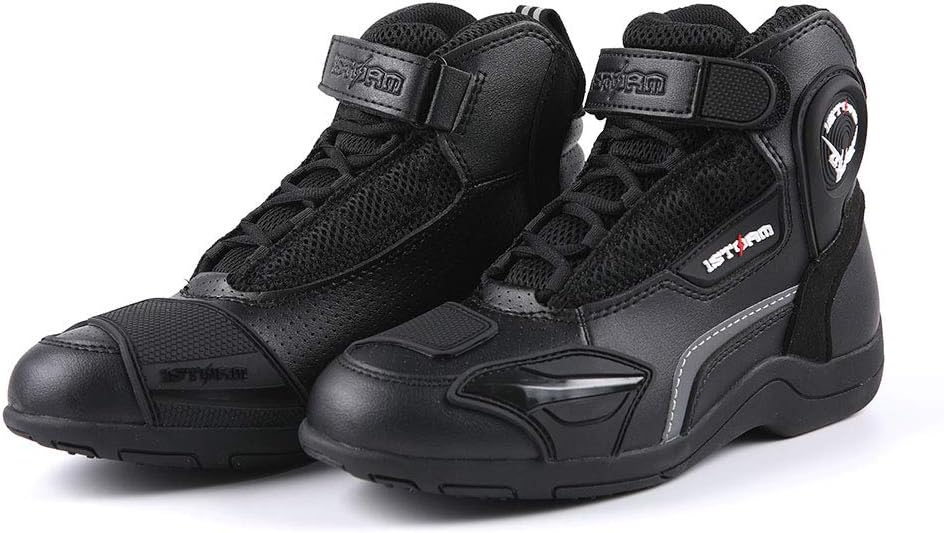 

Мужские мотоциклетные ботинки 1Storm, черные, для езды, гонок, походов и активного отдыха