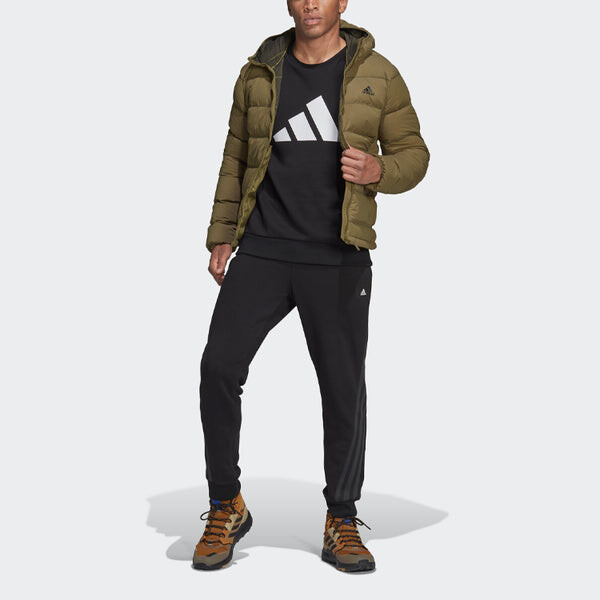 Пуховик adidas Helionic S H J Outdoor Stay Warm hooded down Jacket Green, мультиколор — фото 2
