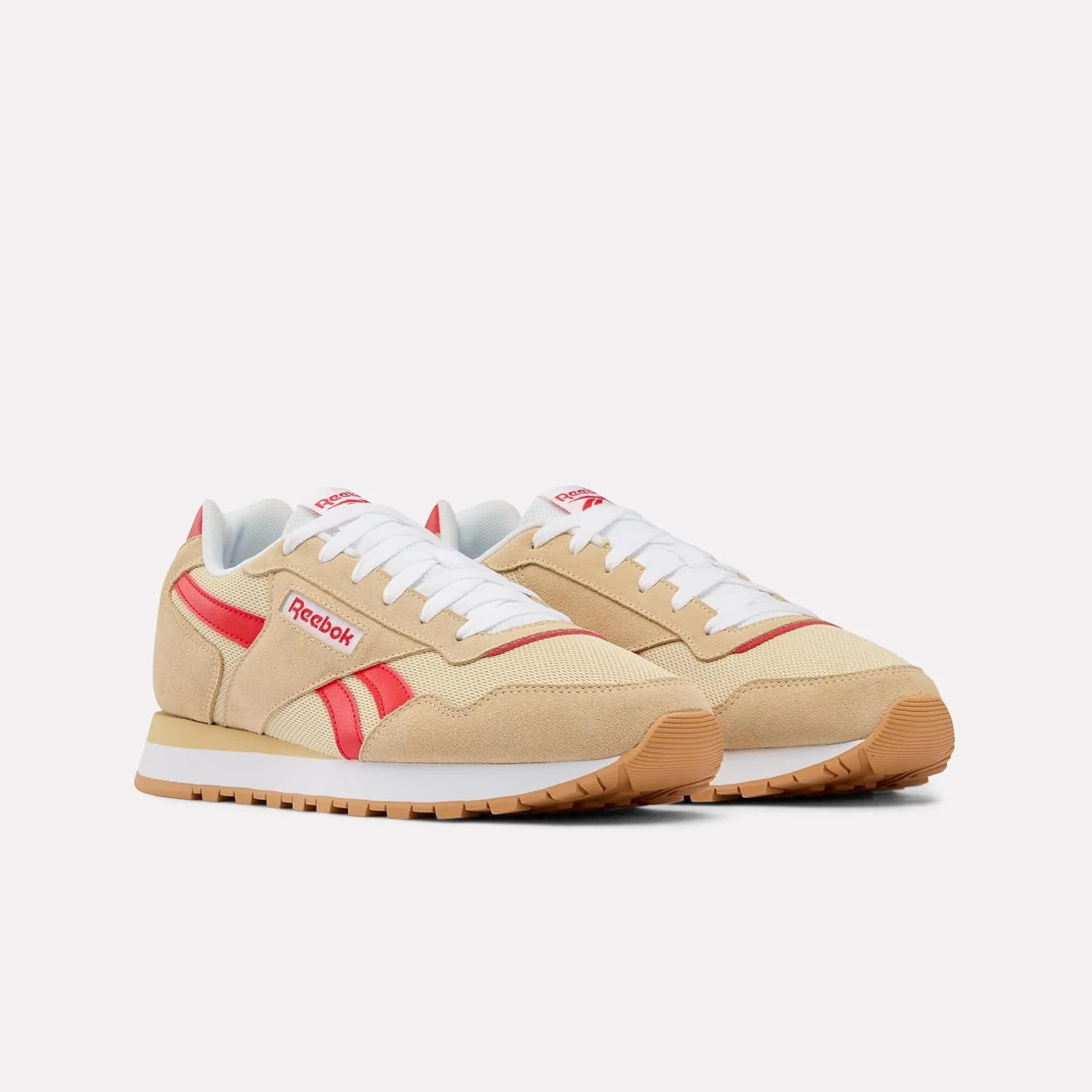 Мужские кроссовки/спортивная обувь Reebok, белый/красный/бежевый — фото 4