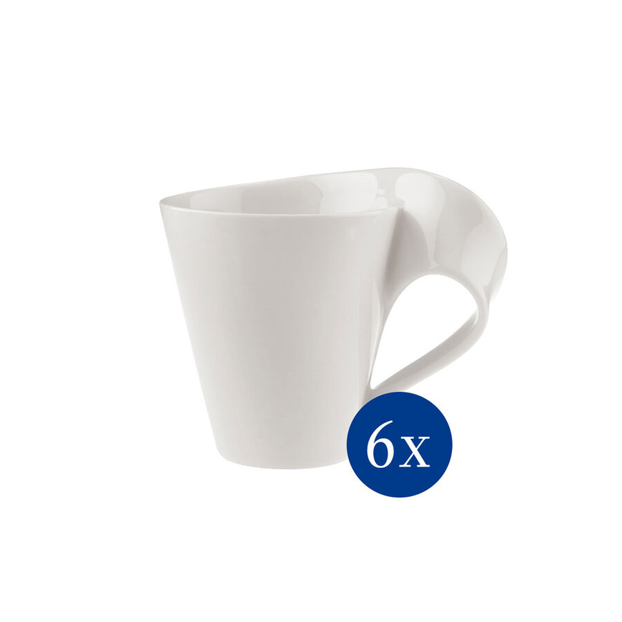 

Кофейные кружки NewWave Caffè, 300 мл, 6 шт в упаковке Villeroy & Boch, белый