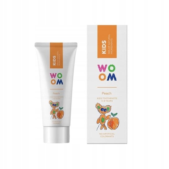 

Зубная паста со вкусом персика для детей 3-8 лет, 50 мл WOOM, Kids