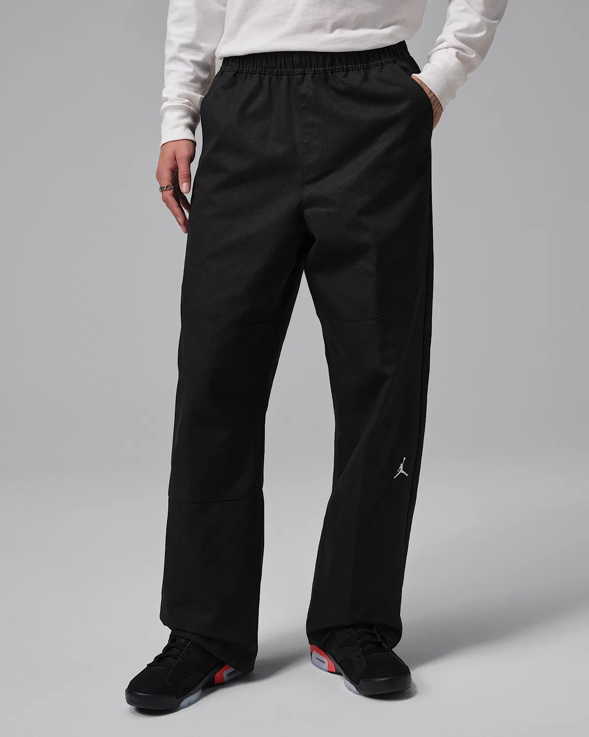 Мужские тканые штаны Jordan Brooklyn, Black/White
