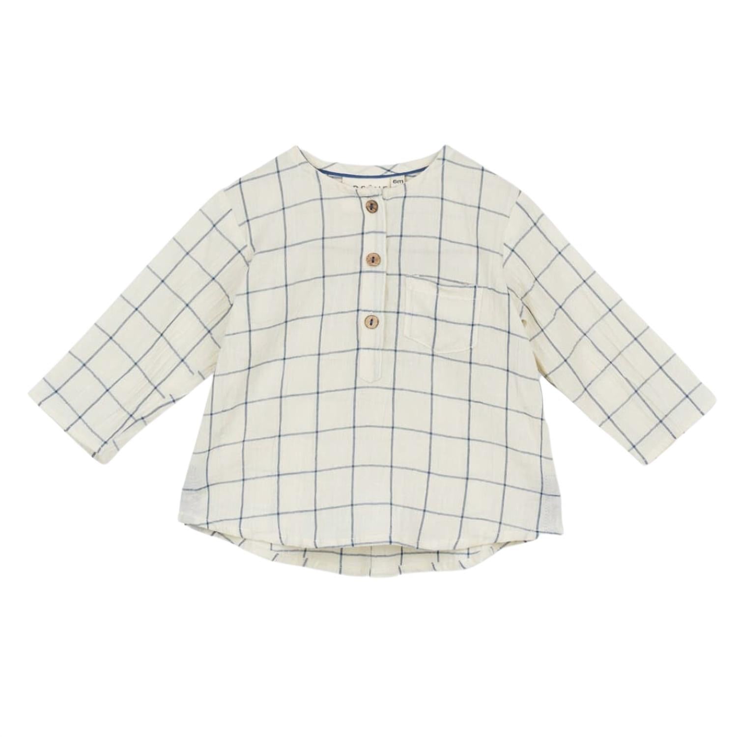 

Детская блузка Emeo с пуговицами в кремовом цвете Arsène et les Pipelettes