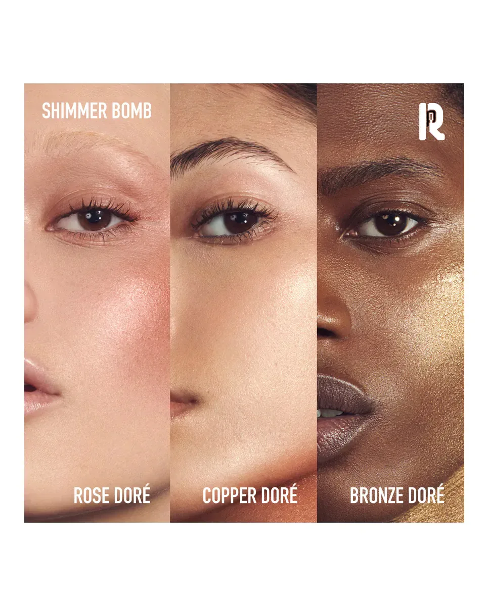Спрей-дымка для лица и тела с эффектом сияния Shimmer Bomb Spray 75 мл Rabanne, Copper Doré — фото 4