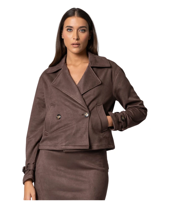 

Короткий, повседневный пиджак Kocca, коричневый