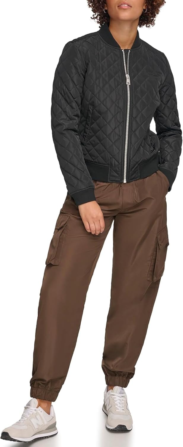 

Levi's Женская стеганая бомбер с бриллиантами, Shade Black
