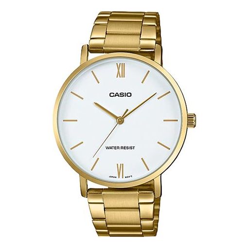 

Часы Casio Dress Analog Watch 'Gold White', белый
