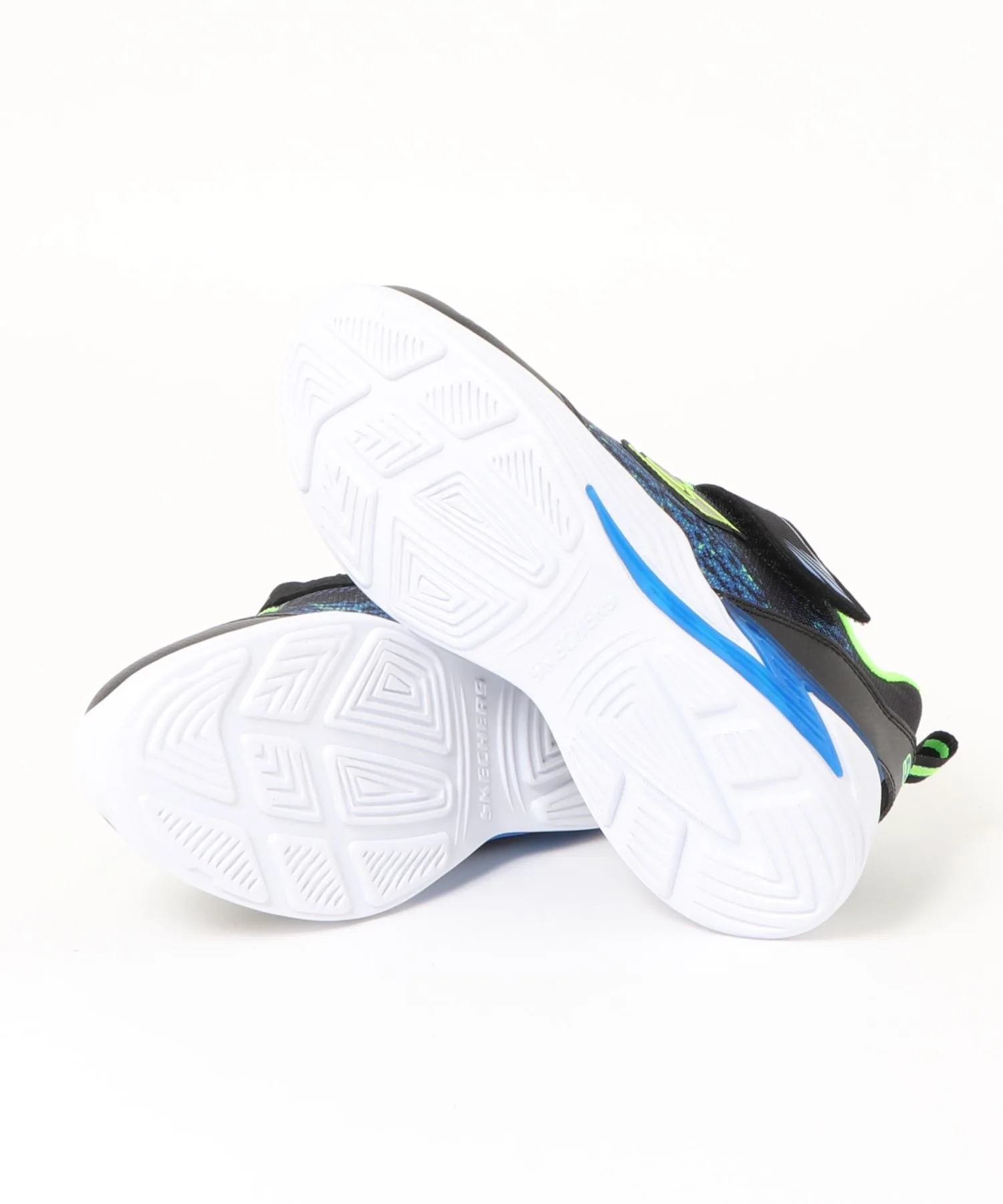 Детские кроссовки SKECHERS ERUPTERS III - DERLO чёрно-серебристые — фото 3