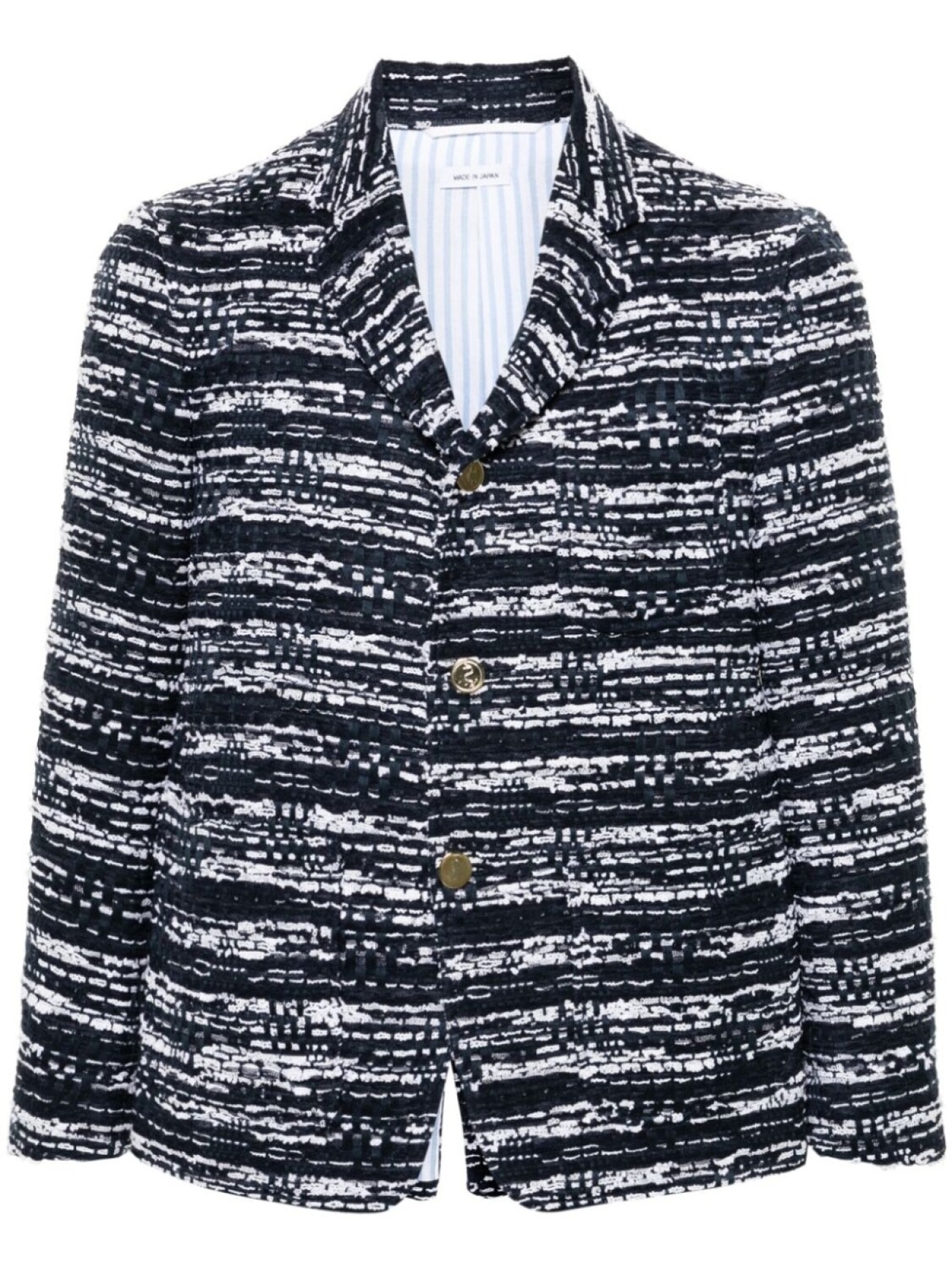 

Thom Browne твидовый пиджак, синий