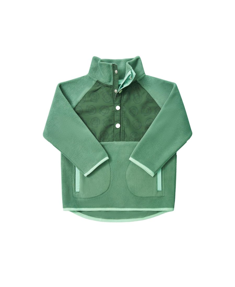 

Детская флисовая куртка на молнии, средний слой из флиса Roarsome, Green