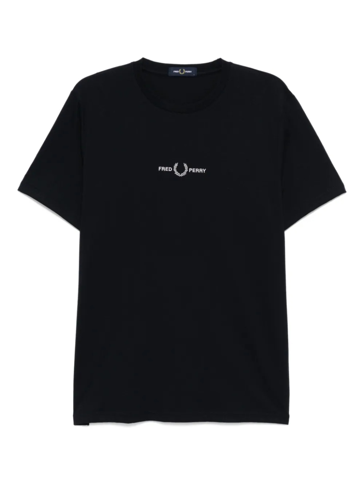

Вышитая футболка Fred Perry, синий