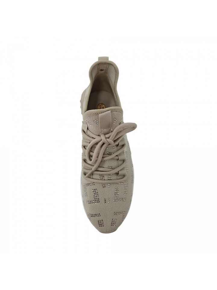 Кроссовки на шнуровке La Strada Sneaker, бежевый — фото 3