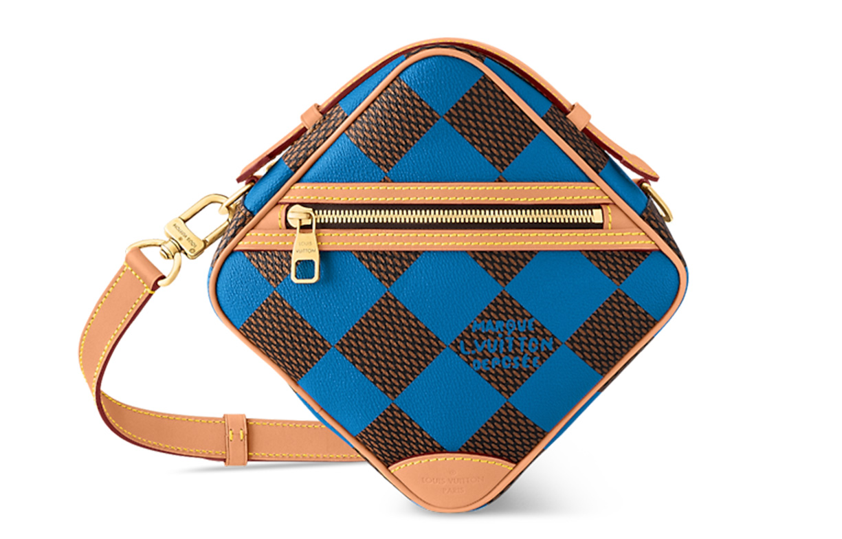 

LOUIS VUITTON Шахматный мессенджер Damier Pop Blue