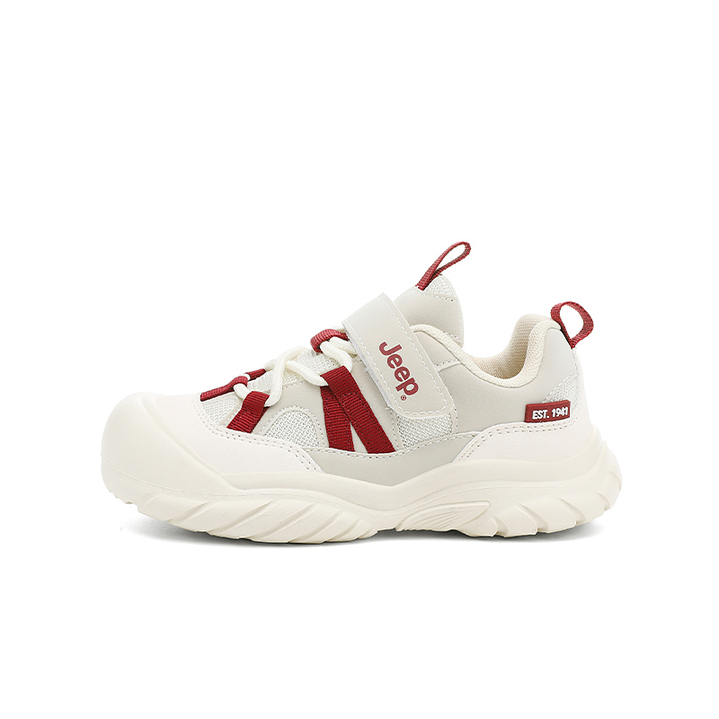 

Jeep Беговые кроссовки Running Collection Waterproof Lightweight Cushioning Low top Casual, цвет beige burgundy, детские
