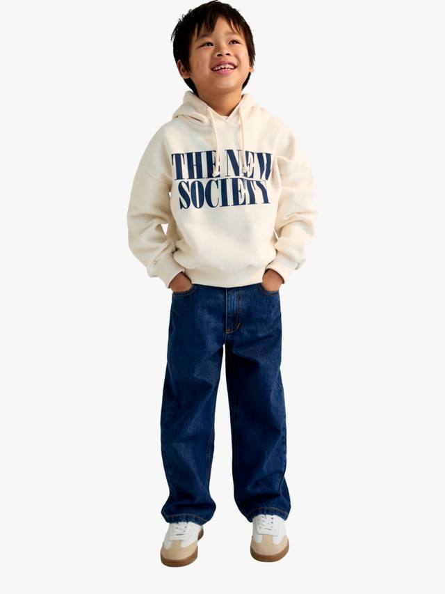 

Детские брюки с широкими штанинами The New Society, Blue Denim