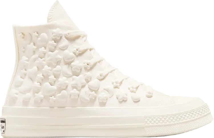 Кроссовки Wmns Chuck 70 High '3D Charms', кремовый