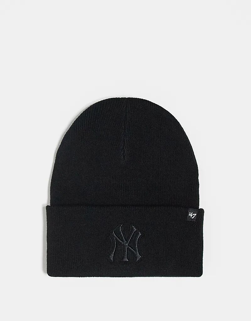 

47 Brand – New York Yankees – Вязаная шапка черного цвета