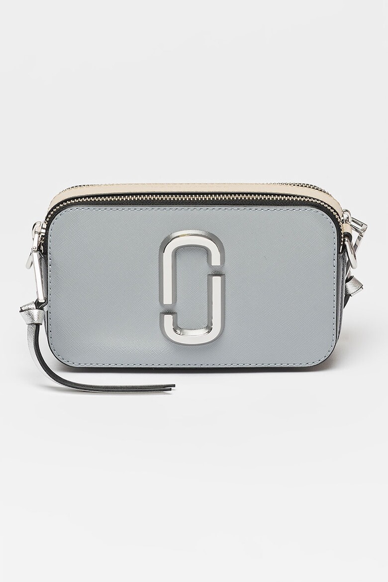 

Кожаная сумка Snapshot Marc Jacobs, серый