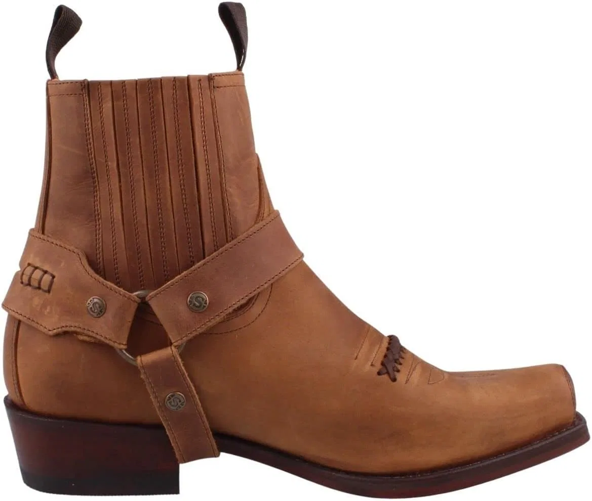 Байкерские ботильоны Sendra 6445 коричневые — фото 2