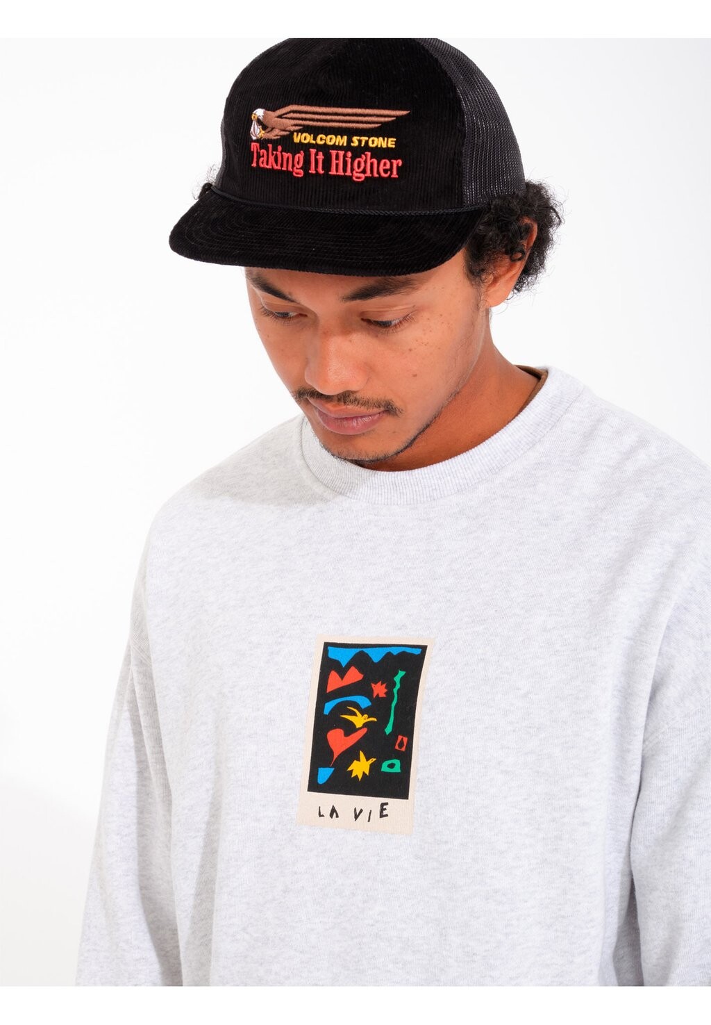 

Бейсболка TAKE IT HIGHER TRUCKER Volcom, цвет black