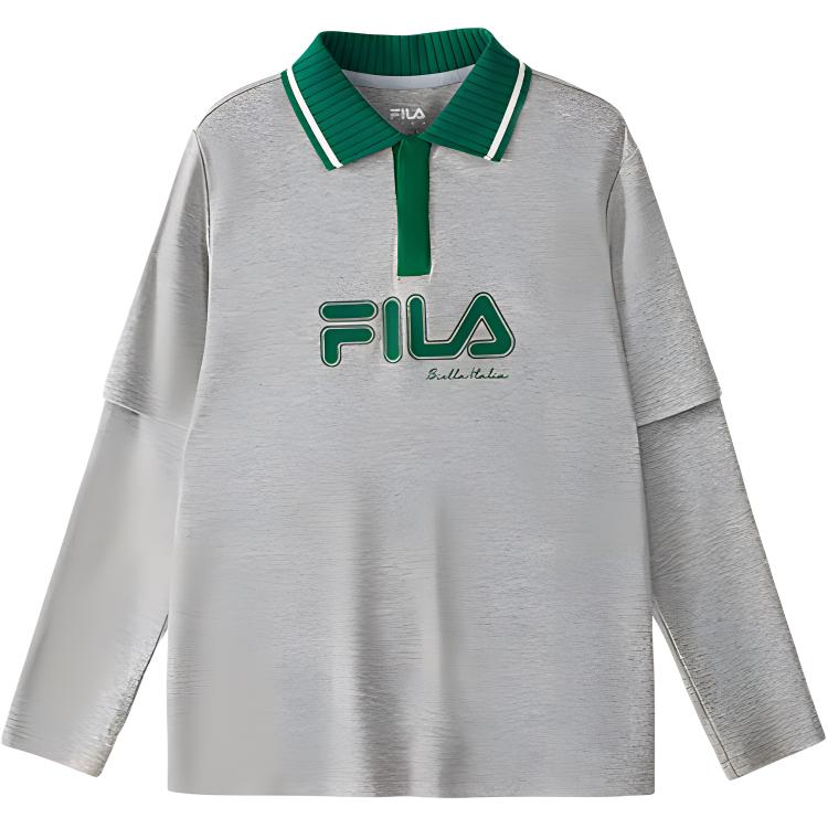 

Футболка M heather gray для подростков FILA KIDS, серый