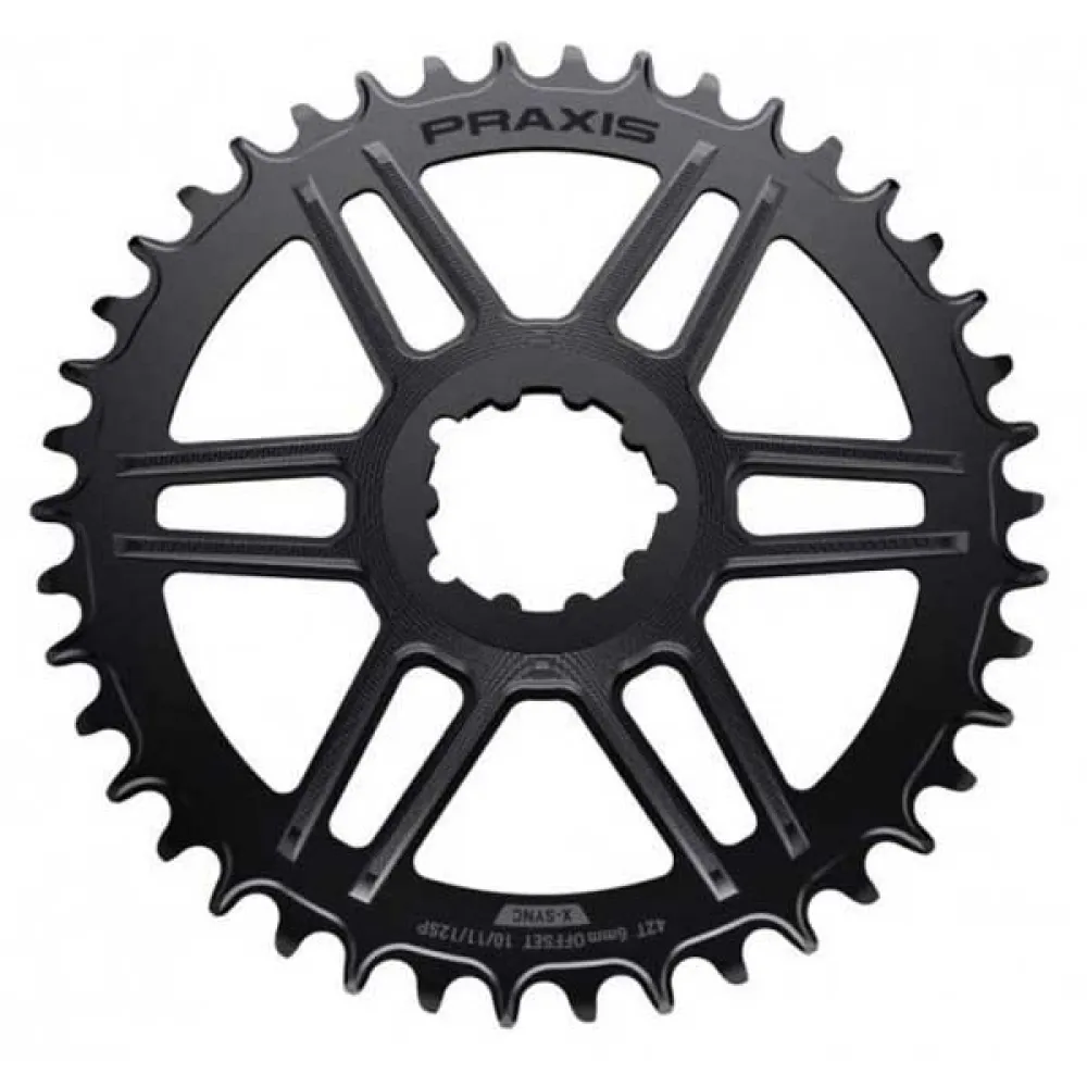 

Звездочка Praxis Wave 1x Direct Mount, серебряный