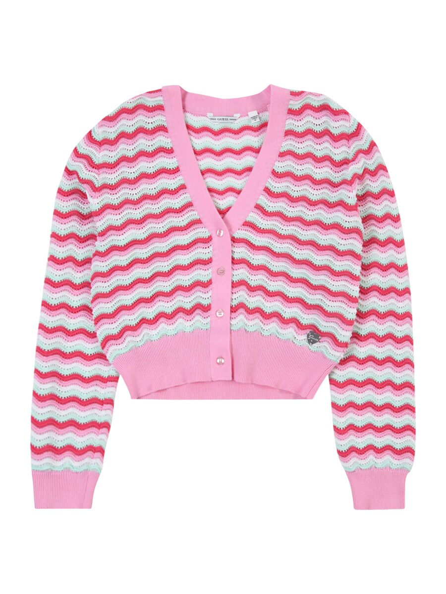 

Вязаный кардиган GUESS, цвет Pink/Rose
