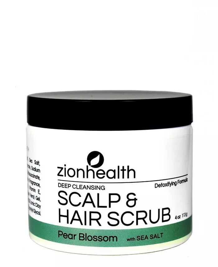 

Скраб для волос, грушевый цвет, 4 унции Zion Health