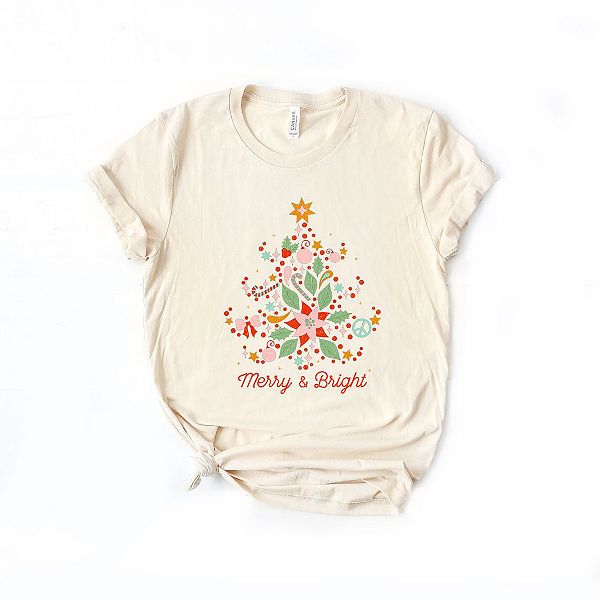 

Футболка с принтом Merry and Bright Tree Grunge Simply Sage Market, Зеленый, Футболка с принтом Merry and Bright Tree Grunge Simply Sage Market