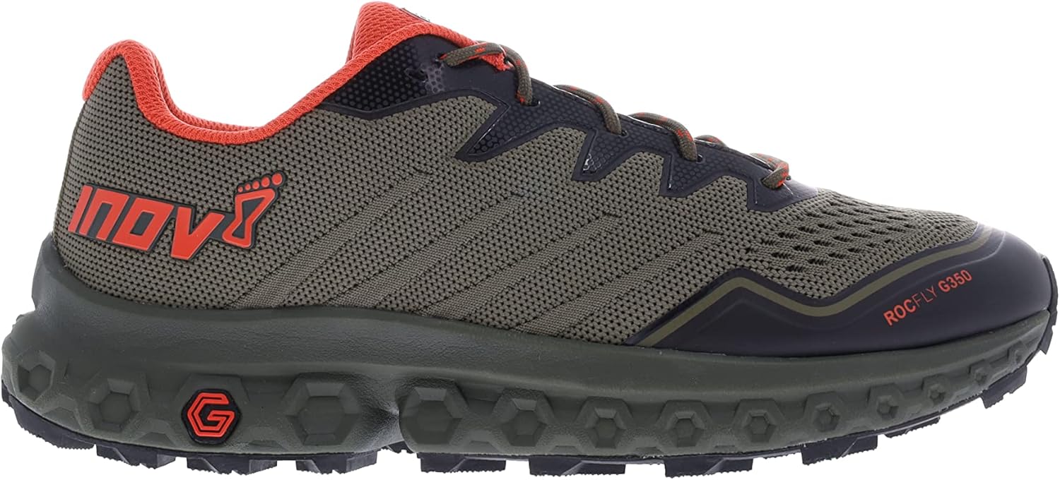 

Беговые кроссовки Inov-8 ROCFLY G 390 для мужчин Inov8, оливковый