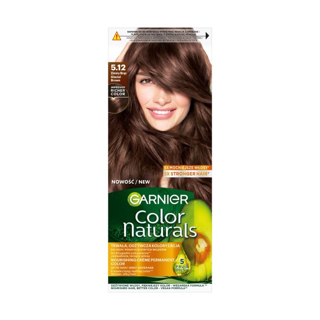 

Краска для волос Color Naturals Garnier, цвет 5.12 cold brown